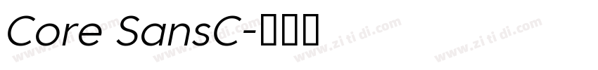 Core SansC字体转换